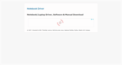 Desktop Screenshot of download.notebook-driver.com